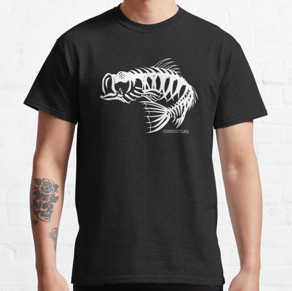 Skele-tuna - Halloween Fishing Skeleton For Men Women Funny V-Neck T-Shirt  : : Fashion