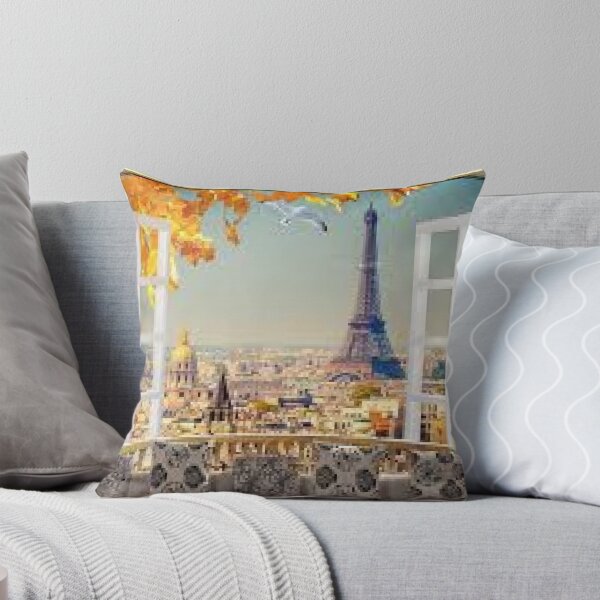 Item preview, Paris In The Autumn Window View Print For Paris Fans. designed and sold by lduke47.