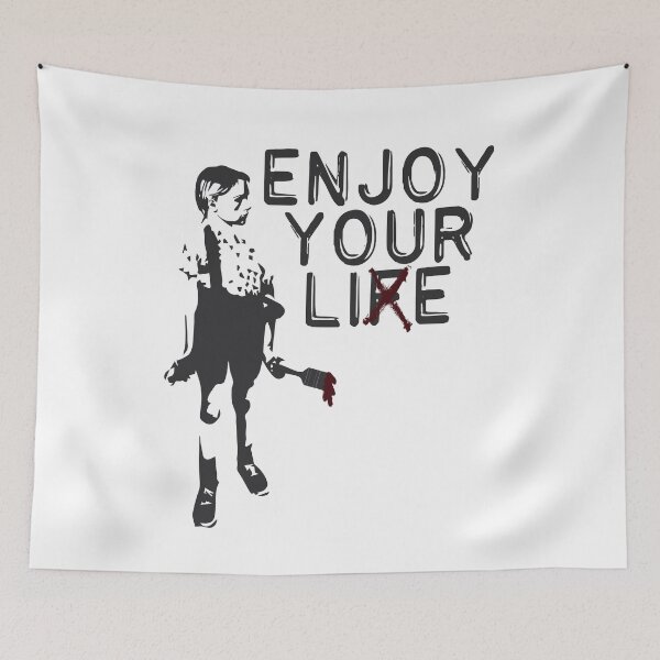 Item preview, Enjoy your Life (Lie) Uprising Truth Faith Paint designed and sold by tarek25.