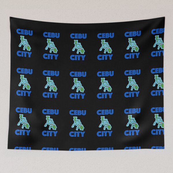 Item preview, Cebu City Map Philipines designed and sold by triangle-studio.