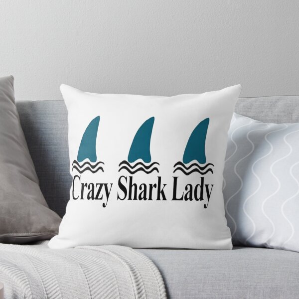 Item preview, crazy shark lady designed and sold by NancyArtDesigns.