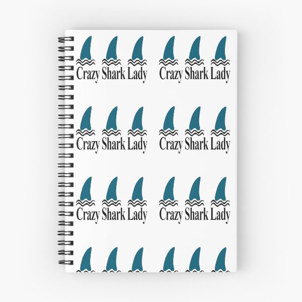 Item preview, crazy shark lady designed and sold by NancyArtDesigns.