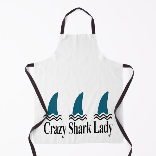 Item preview, crazy shark lady designed and sold by NancyArtDesigns.