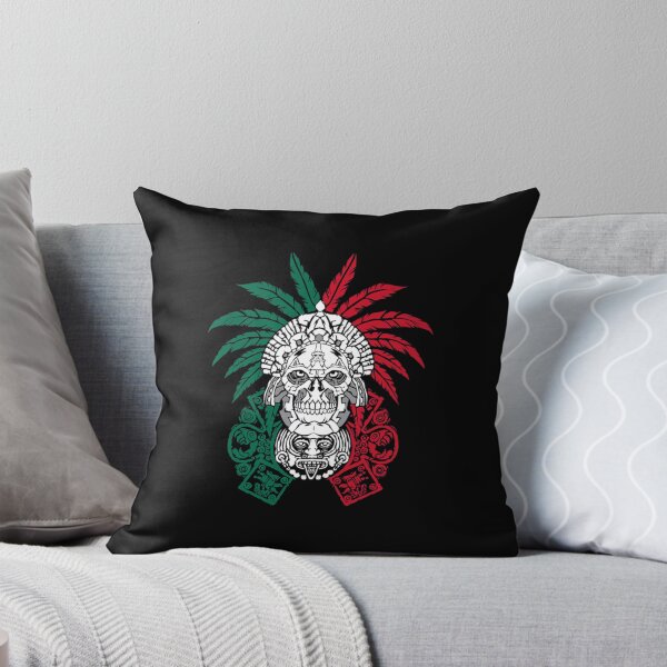 Item preview, Aztec Warrior Skull - Mexican Ancestors - Mexico Roots designed and sold by RussellRoss.