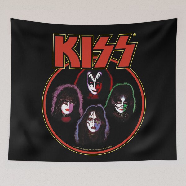 Item preview, KISS Band Logo with Members  designed and sold by designminimal.