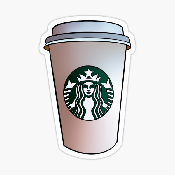 Morning Wine Starbucks Coffee Sticker // Laptop Sticker Vinyl