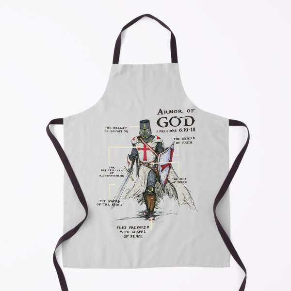 Item preview, Templar Shield Cross Medieval Warrior Sword Knights Templar Armor of God Helmet Emblem  designed and sold by TopTeeShop.