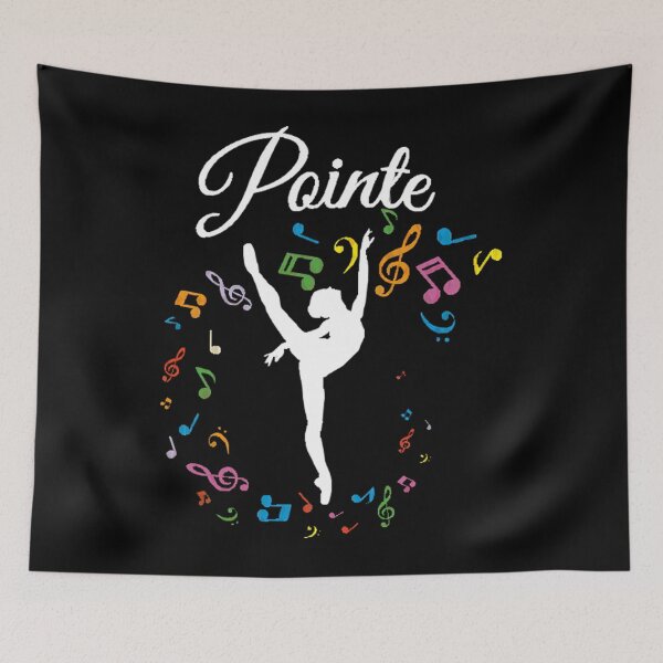 Item preview, Ballet dancer en pointe dance w music notes designed and sold by JonesErin.
