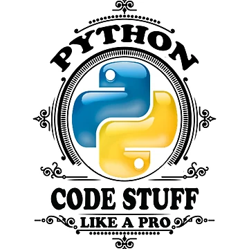 Artwork thumbnail, Python  - Code Stuff like a Pro by clubtee