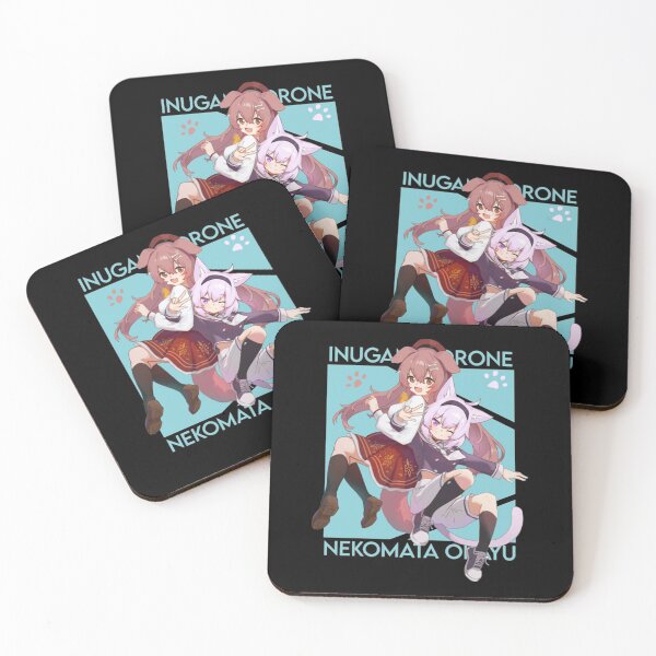 Item preview, Hololive Gamers - Inugami Korone and Nekomata Okayu designed and sold by Goodnatured30.