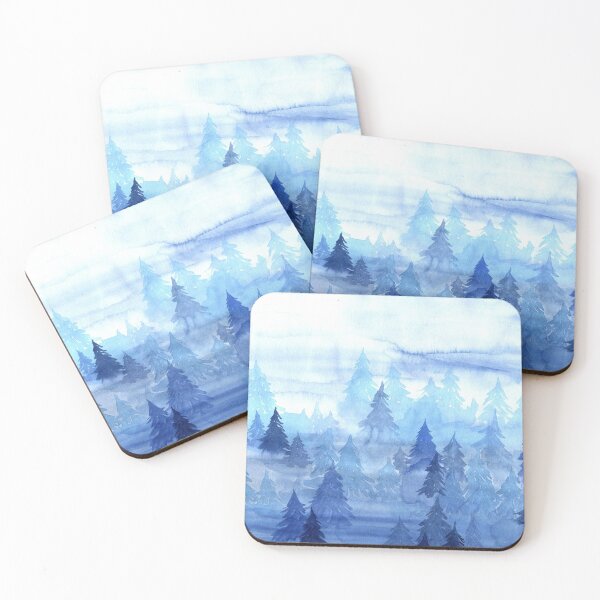 Item preview, Misty Winter Forest designed and sold by adortopia.