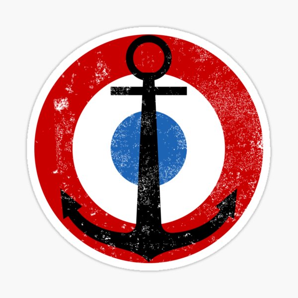 Vista previa del artículo con la obra «Aéronavale - Roundel de la aviación naval francesa (en dificultades)», diseñado y vendido por StrongVlad.