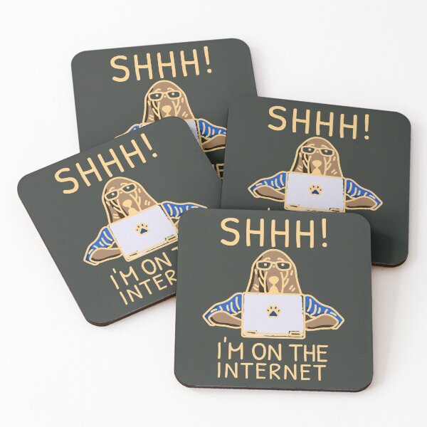 Item preview, SHHH! I'm on the Internet as a dog designed and sold by HappySchnapper.