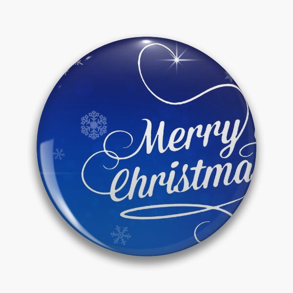 Item preview, Merry Christmas blue , Season december	 designed and sold by MarketVisionAV.