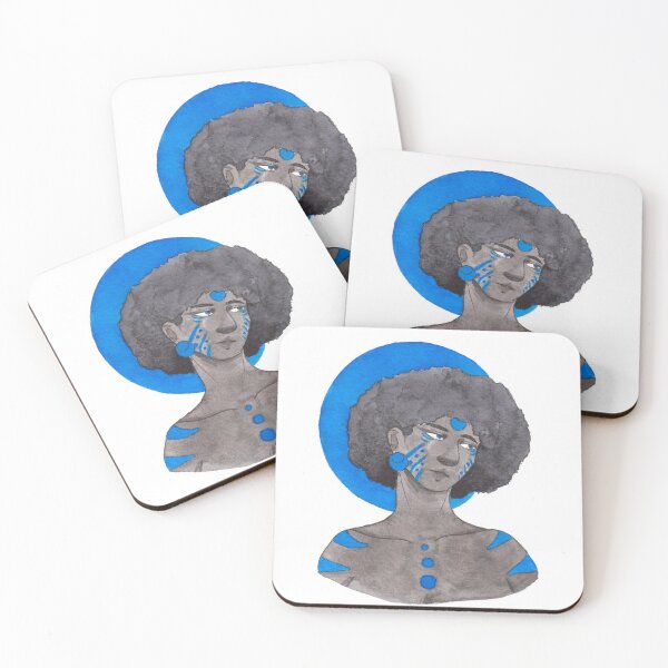 Item preview, Blue girl designed and sold by justgoneart.