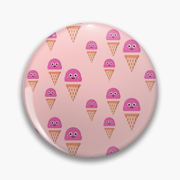 Item preview, Cute strawberry ice cream designed and sold by Sanskrati.