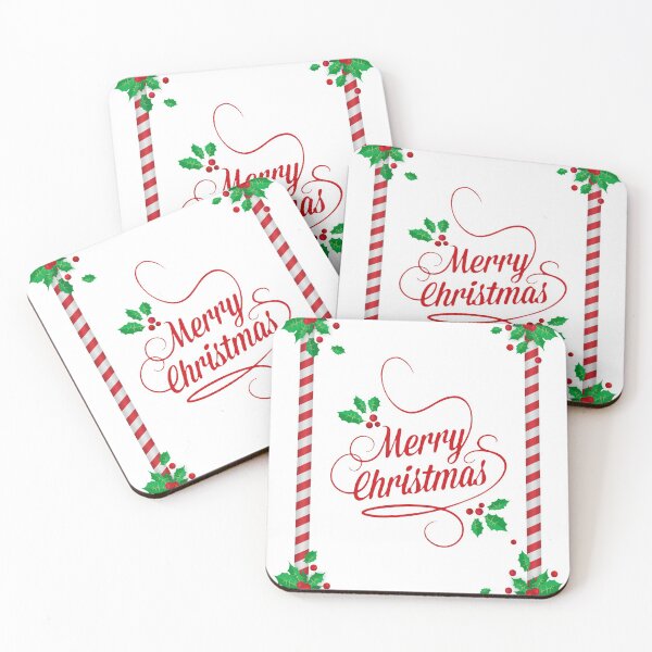Item preview, Merry Christmas border , holly , Season december and frame postcard	 designed and sold by MarketVisionAV.