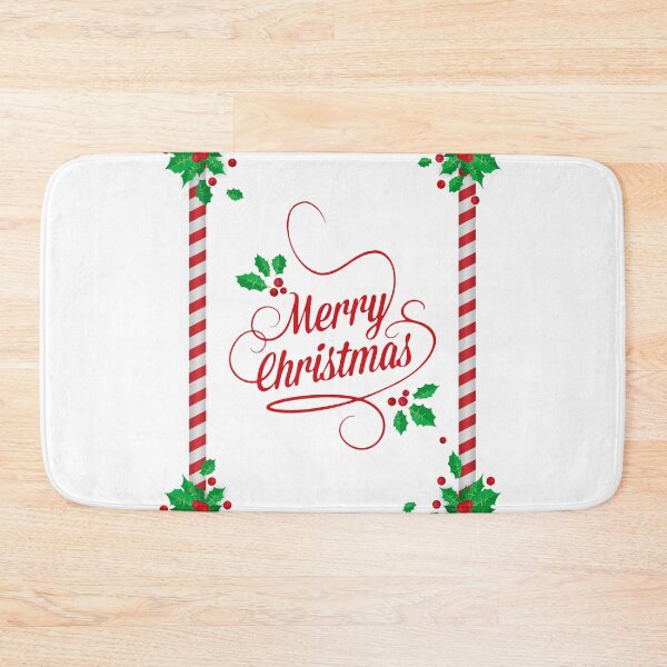 Item preview, Merry Christmas border , holly , Season december and frame postcard	 designed and sold by MarketVisionAV.