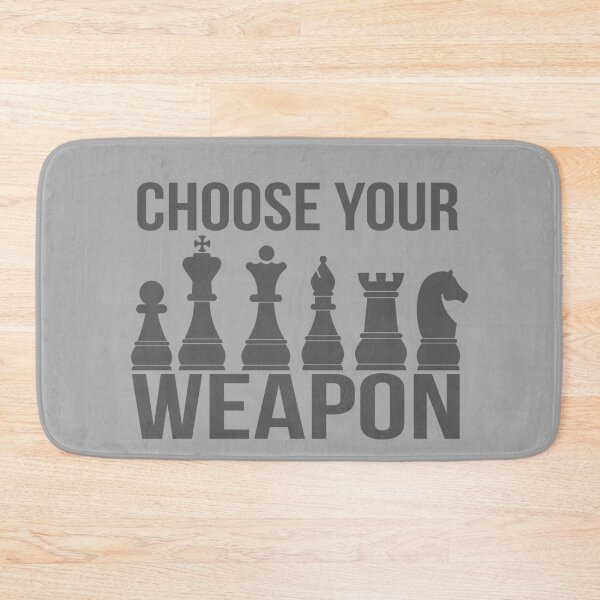 Item preview, Choose Your Weapon Chess designed and sold by overstyle.