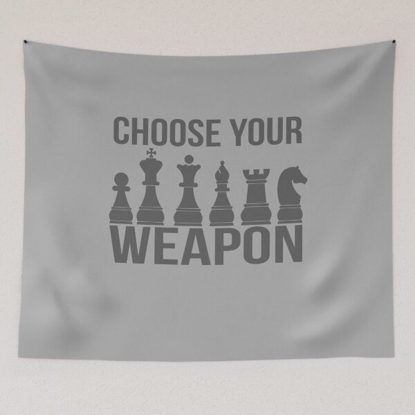Item preview, Choose Your Weapon Chess designed and sold by overstyle.