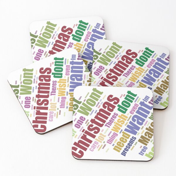 Item preview, Christmas pattern words designed and sold by ART NeuroSmARTxx.