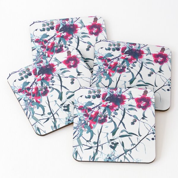 Item preview, Gum nuts with pink flowers by Lib Foubister designed and sold by CastlemaineMS.