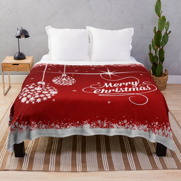 Item preview, Merry Christmas snowflake balls , Season december, frame red background	 designed and sold by MarketVisionAV.