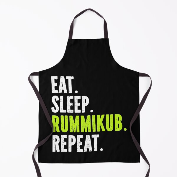 Item preview, Eat Sleep Rummikub Repeat (Fluro) designed and sold by Eatmyshirtz.