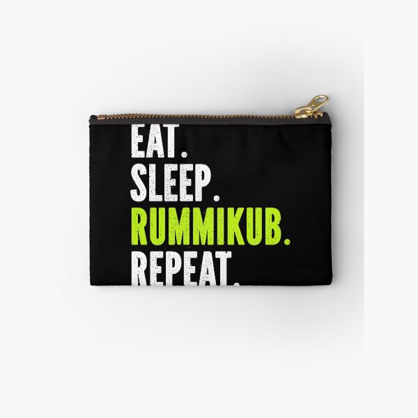 Item preview, Eat Sleep Rummikub Repeat (Fluro) designed and sold by Eatmyshirtz.