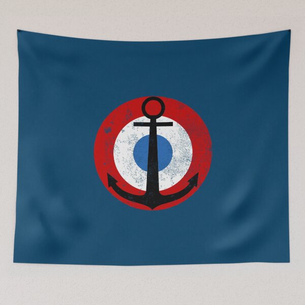 Item preview, Aéronavale - French Naval Aviation Roundel (distressed) designed and sold by StrongVlad.