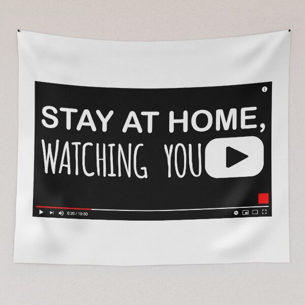 Item preview, STAY AT HOME AND WATCH YOU designed and sold by HAIFAHARIS.