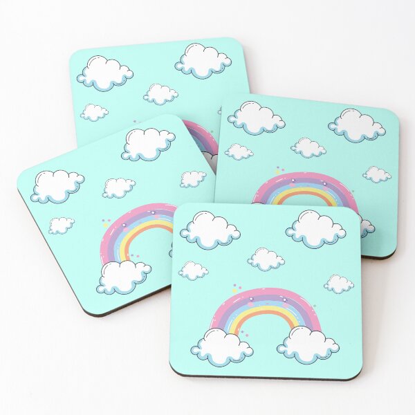 Item preview, Cute rainbow with clouds pack designed and sold by Sanskrati.