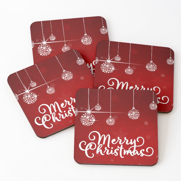 Item preview, Merry Christmas snowflake balls , Season december, frame red background designed and sold by MarketVisionAV.