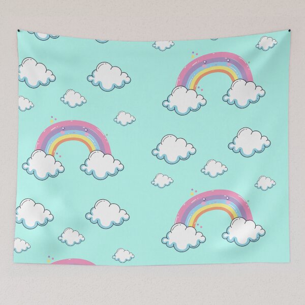 Item preview, Cute rainbow with clouds pack designed and sold by Sanskrati.