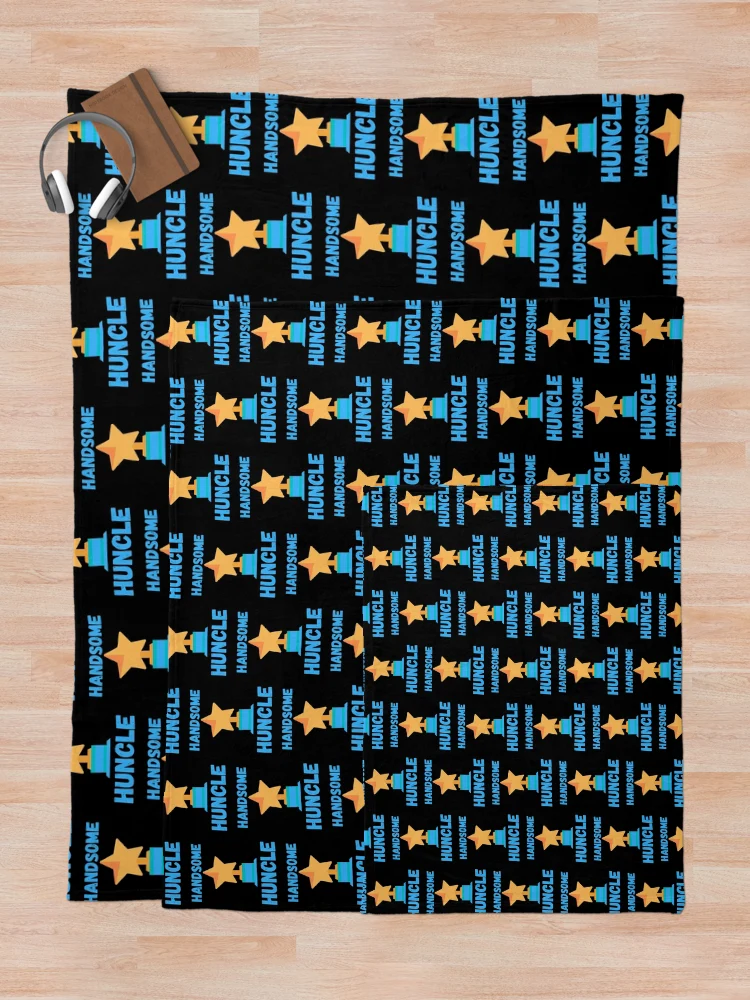 Thumbnail 5 of 6, Throw Blanket, Handsome Huncle Trophy designed and sold by DesignsofNote.