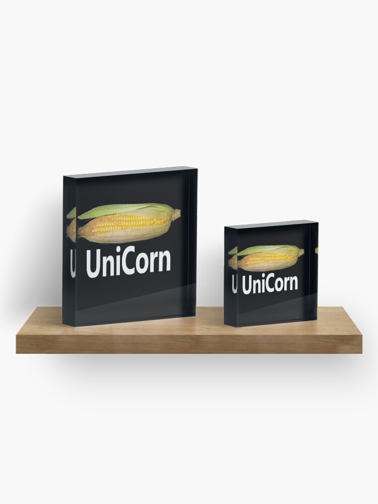 Alternate view of Cute Unicorn Acrylic Block