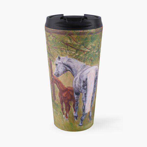 Mare and foal Travel Mug