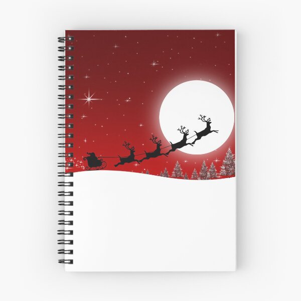 Item preview, Santa's reindeer sleigh Christmas red , Season december designed and sold by MarketVisionAV.