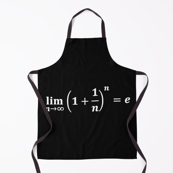 Item preview, math equations: limit equals the exponential e, calculus and math designed and sold by NoetherSym.