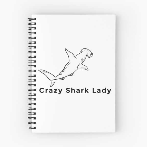 Item preview, crazy shark lady designed and sold by NancyArtDesigns.