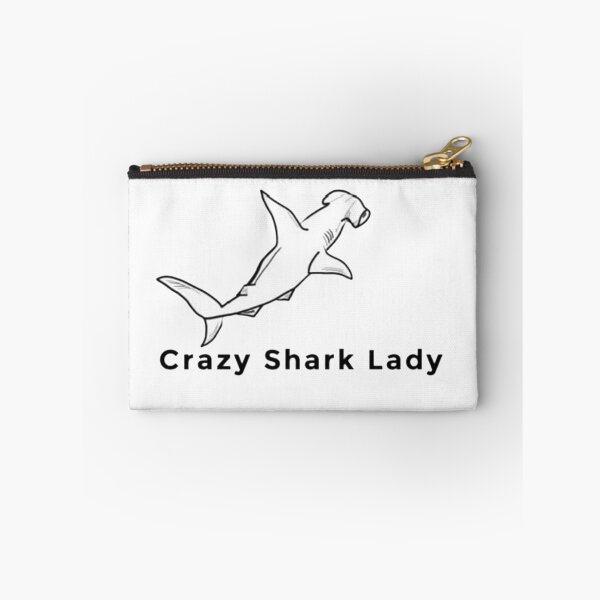 Item preview, crazy shark lady designed and sold by NancyArtDesigns.