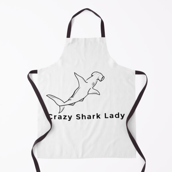 Item preview, crazy shark lady designed and sold by NancyArtDesigns.