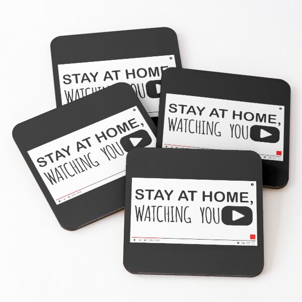 Item preview, QUARANTINE AT HOME WATCHING YOUTUBE designed and sold by HAIFAHARIS.