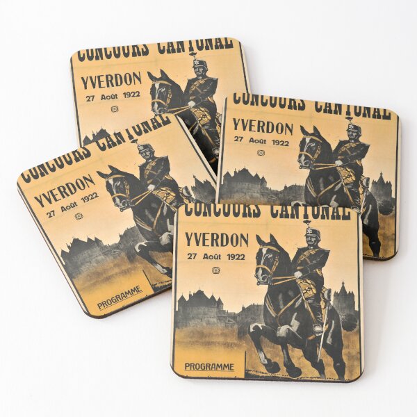 Item preview, retro coucours cantonal hippique militaire yverdon vintage reclame designed and sold by CorasPosters.