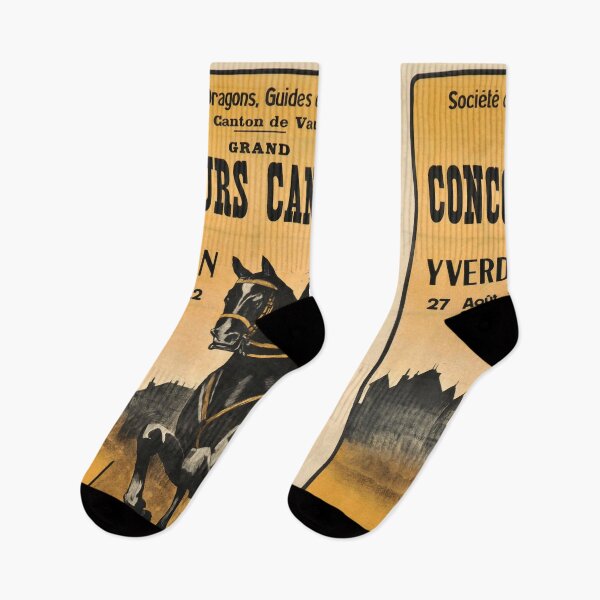 Item preview, retro coucours cantonal hippique militaire yverdon vintage reclame designed and sold by CorasPosters.