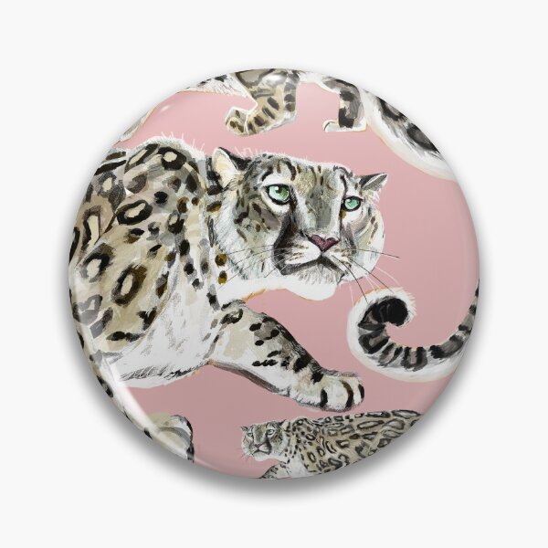 Item preview, Snow Leopard in Pink #1 designed and sold by belettelepink.
