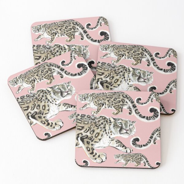 Item preview, Snow Leopard in Pink #1 designed and sold by belettelepink.