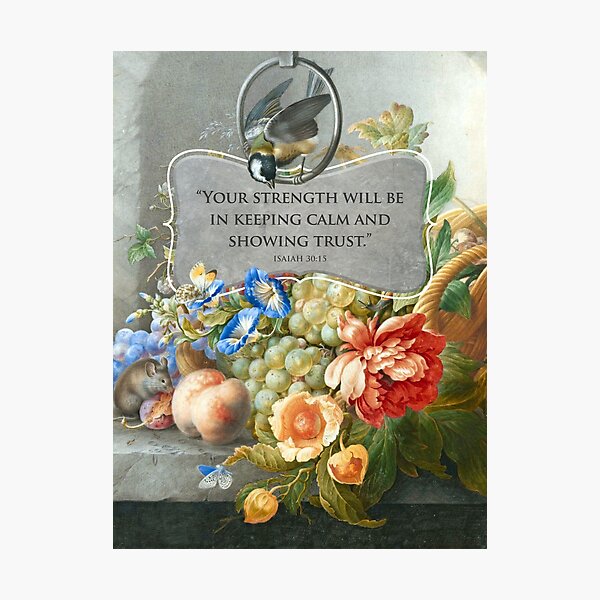 Item preview, 2021 YEARTEXT (Fruits and Flowers) designed and sold by Paper Bee Gift Shop.