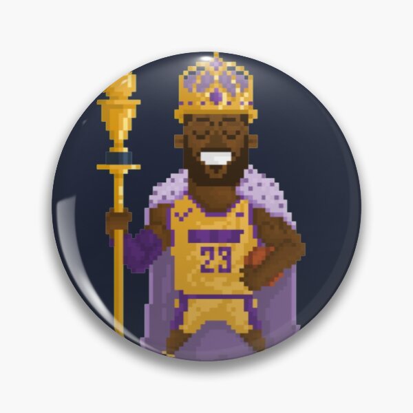 Item preview, Pixel Retro King Lebron James NBA 2020 designed and sold by ColnataHoerace.