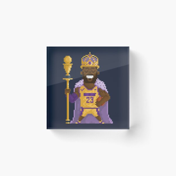 Item preview, Pixel Retro King Lebron James NBA 2020 designed and sold by ColnataHoerace.